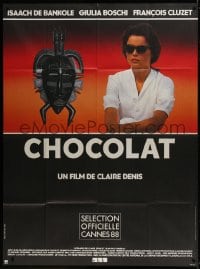 9f679 CHOCOLAT French 1p 1988 a film by Claire Denis set in West Africa, Giulia Boschi