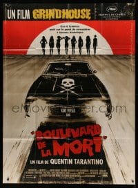 9f701 DEATH PROOF French 1p 2007 Quentin Tarantino's Grindhouse, sexy silhouettes & cool car!