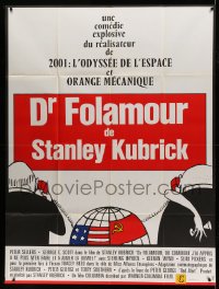 9f717 DR. STRANGELOVE French 1p R1970s Stanley Kubrick classic, Sellers, Tomi Ungerer art!