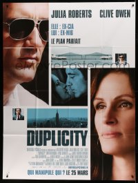 9f720 DUPLICITY advance French 1p 2009 ex-government agents Julia Roberts & Clive Owen fall in love!