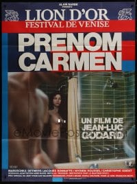 9f737 FIRST NAME: CARMEN French 1p 1983 Jean-Luc Godard, sexy naked Maruschka Detmers in shower!