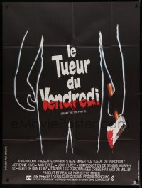 9f745 FRIDAY THE 13th PART II French 1p 1981 summer camp horror sequel, body count continues!
