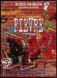 9f773 HIGHER LEARNING French 1p 1995 Columbus University, directed by John Singleton, graffiti art!