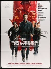 9f790 INGLOURIOUS BASTERDS French 1p 2009 Quentin Tarantino, Nazi-killer Brad Pitt & top cast!