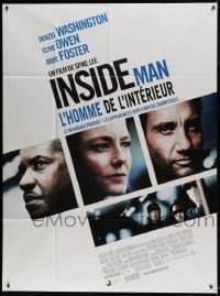 9f792 INSIDE MAN French 1p 2006 Spike Lee, Denzel Washington, Clive Owen, Jodie Foster!