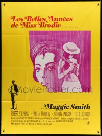 9f895 PRIME OF MISS JEAN BRODIE French 1p 1971 Maggie Smith, Pamela Franklin, Ronald Neame
