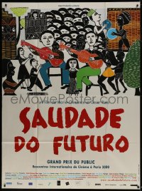 9f922 SAUDADE DO FUTURO French 1p 2001 Cesar Paes, cool performing musician art by J. Borges!