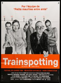 9f963 TRAINSPOTTING French 1p 1996 heroin drug addict Ewan McGregor, directed by Danny Boyle!