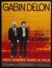 9f974 TWO MEN IN TOWN French 1p 1973 Deux hommes dans la ville, Alain Delon & Jean Gabin by Landi!