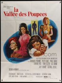 9f980 VALLEY OF THE DOLLS French 1p 1968 Sharon Tate, Jacqueline Susann, different Grinsson art!