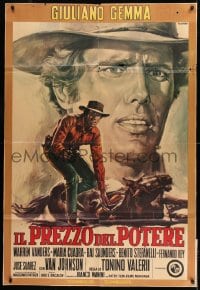 9f180 PRICE OF POWER Italian 1p 1969 Il prezzo del potere, spaghetti western art by Renato Casaro!