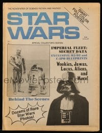 9f066 STAR WARS vol 1 no 1 magazine 1977 George Lucas, filled with different movie images & info!