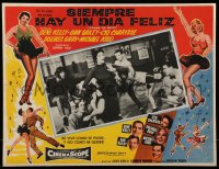 9f122 IT'S ALWAYS FAIR WEATHER Mexican LC 1955 sexy Cyd Charisse singing by boxers in gym!