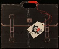 9f002 ADVISE & CONSENT pressbook 1962 Preminger & Saul Bass, cool die-cut briefcase folder, rare!