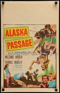 9f282 ALASKA PASSAGE WC 1959 America's last frontier, an avalanche of raw fury!