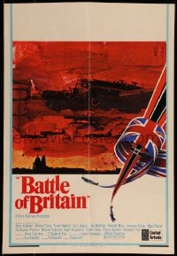 9f293 BATTLE OF BRITAIN WC 1969 all-star cast in historical World War II battle!