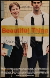 9f537 BEAUTIFUL THING stage play WC 1999 a new play, make your own kind of music!