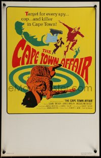 9f318 CAPE TOWN AFFAIR WC 1967 Claire Trevor, James Brolin, cool psychedelic art & design!