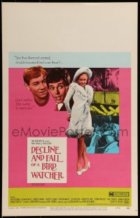 9f337 DECLINE & FALL OF A BIRD WATCHER WC 1969 Genevieve Page is sexy and wants to meet you!