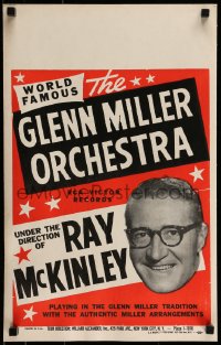 9f370 GLEN MILLER ORCHESTRA music concert WC 1960s they're under the direction of Ray McKinley!