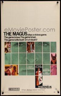 9f414 MAGUS WC 1968 Michael Caine, Anthony Quinn, Candice Bergen, Anna Karina, the game is life!
