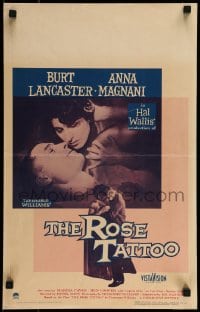 9f455 ROSE TATTOO WC 1955 Burt Lancaster, Anna Magnani, written by Tennessee Williams!