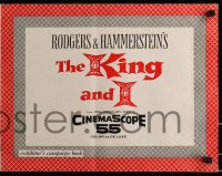 9f032 KING & I pressbook 1956 art of Deborah Kerr & Yul Brynner in Rogers & Hammerstein's musical!