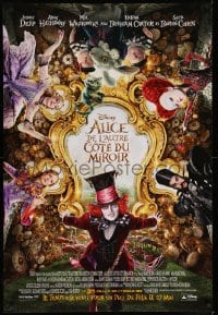 9g114 ALICE THROUGH THE LOOKING GLASS int'l French language advance DS 1sh 2016 Disney, Wasikowska!
