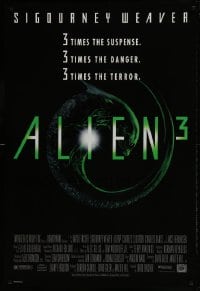 9g115 ALIEN 3 1sh 1992 this time it's hiding in the most terrifying place of all!