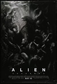 9g119 ALIEN COVENANT style D advance DS 1sh 2017 Ridley Scott, Fassbender, incredible sci-fi image!