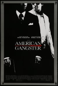 9g131 AMERICAN GANGSTER 1sh 2007 Denzel Washington, Russell Crowe, Ridley Scott directed!