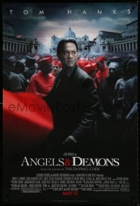 9g137 ANGELS & DEMONS advance 1sh 2009 from Da Vinci Code author Dan Brown, directed by Ron Howard!