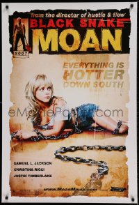 9g201 BLACK SNAKE MOAN teaser DS 1sh 2007 super sexy Christina Ricci in chains!