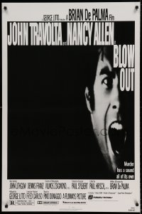 9g207 BLOW OUT 1sh 1981 John Travolta, Brian De Palma, murder has a sound all of its own!