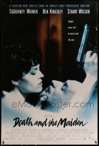 9g285 DEATH & THE MAIDEN 1sh 1994 Roman Polanski, Sigourney Weaver, Ben Kingsley!