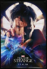 9g299 DOCTOR STRANGE teaser DS 1sh 2016 sci-fi image of Benedict Cumberbatch in the title role!