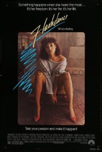 9g355 FLASHDANCE 1sh 1983 sexy dancer Jennifer Beals, take your passion and make it happen!