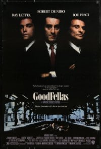 9g402 GOODFELLAS DS 1sh 1990 Robert De Niro, Joe Pesci, Ray Liotta, Martin Scorsese classic!