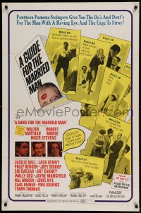 9g415 GUIDE FOR THE MARRIED MAN 1sh 1967 written by America's most famous swingers!