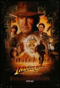 9g471 INDIANA JONES & THE KINGDOM OF THE CRYSTAL SKULL int'l advance DS 1sh 2008 May 22 style, Drew