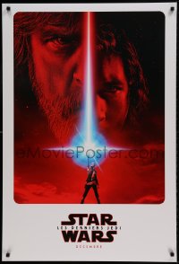 9g091 LAST JEDI int'l French language teaser DS 1sh 2017 Star Wars, image of Hamill, Driver, Ridley