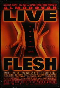 9g577 LIVE FLESH 1sh 1997 Pedro Almodovar, Carne Tremula, sexiest close up image!