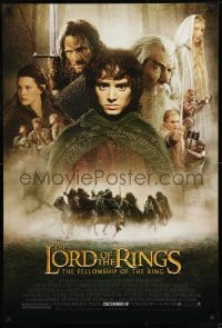 9g584 LORD OF THE RINGS: THE FELLOWSHIP OF THE RING advance 1sh 2001 Tolkien, top cast!