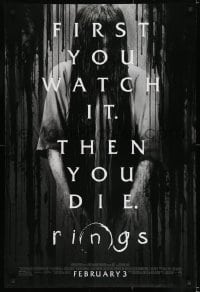 9g753 RINGS advance DS 1sh 2017 D'Onofrio, Galecki, Teegarden, first you watch it then you die!