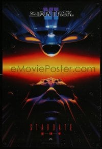 9g864 STAR TREK VI teaser 1sh 1991 William Shatner, Leonard Nimoy, Stardate 12-13-91!