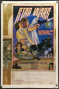 9g042 STAR WARS style D NSS style 1sh 1978 George Lucas, circus poster art by Struzan & White!