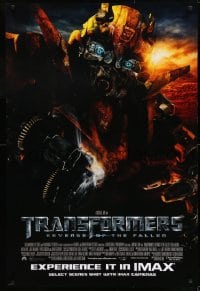 9g929 TRANSFORMERS: REVENGE OF THE FALLEN IMAX 1sh 2009 Michael Bay directed!