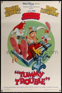 9g940 TUMMY TROUBLE DS 1sh 1989 Roger Rabbit & sexy Jessica with doctor Baby Herman!