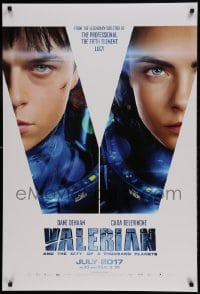 9g952 VALERIAN & THE CITY OF A THOUSAND PLANETS teaser DS 1sh 2017 Luc Besson, Delevingne, Hawke!