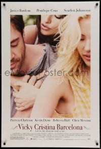 9g954 VICKY CRISTINA BARCELONA advance DS 1sh 2008 Woody Allen, Penelope Cruz, Scarlett Johansson